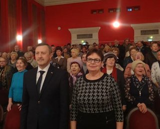Праздничный концерт для членов общества «Жители блокадного Ленинграда»