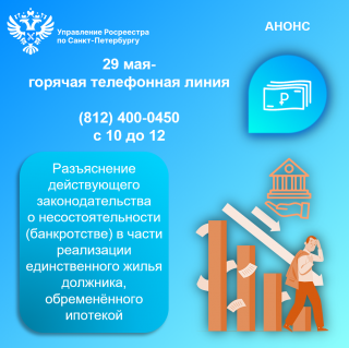 Росреестр Петербурга: 29 мая проводим горячую телефонную линию