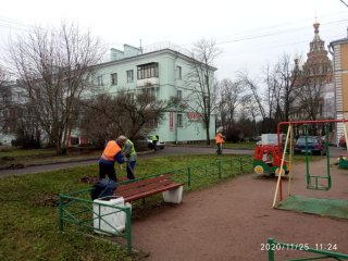 Утро начинается с уборки 