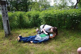 Выездное мероприятие  по обучению населения способам защиты и действиям в чрезвычайных ситуациях