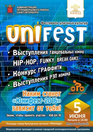 Фестиваль молодежной уличной культур «Юнифест» 