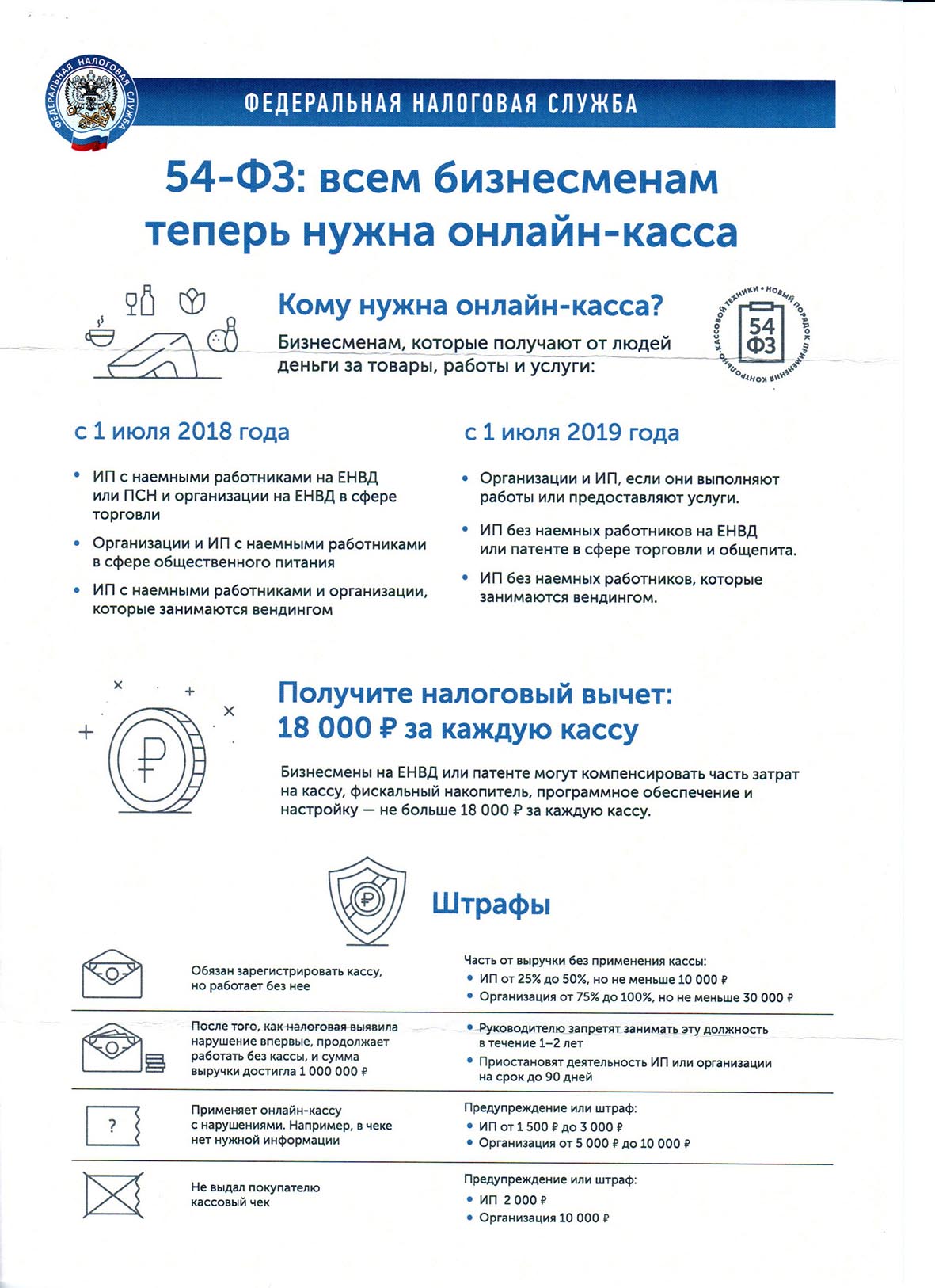 54-ФЗ: всем бизнесменам теперь нужна онлайн-касса