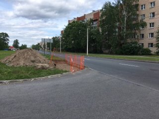 Обустройство пешеходного перехода на Чичеринской улице