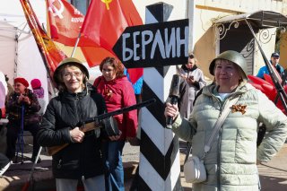 Тематические фотографии с празднования Дня Победы