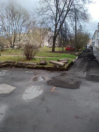 Ремонт проезда стартовал 