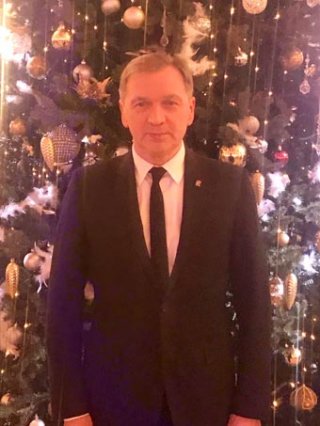 Поздравление депутата Законодательного собрания Санкт-Петербурга М.И. Барышникова с Новым годом и Рождеством