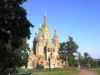 Фаворский свет над Петергофом