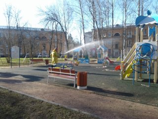 Дезинфекция улично-дорожной сети будет продолжаться