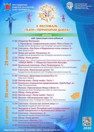 Фестиваль «Театр — территория добра» 